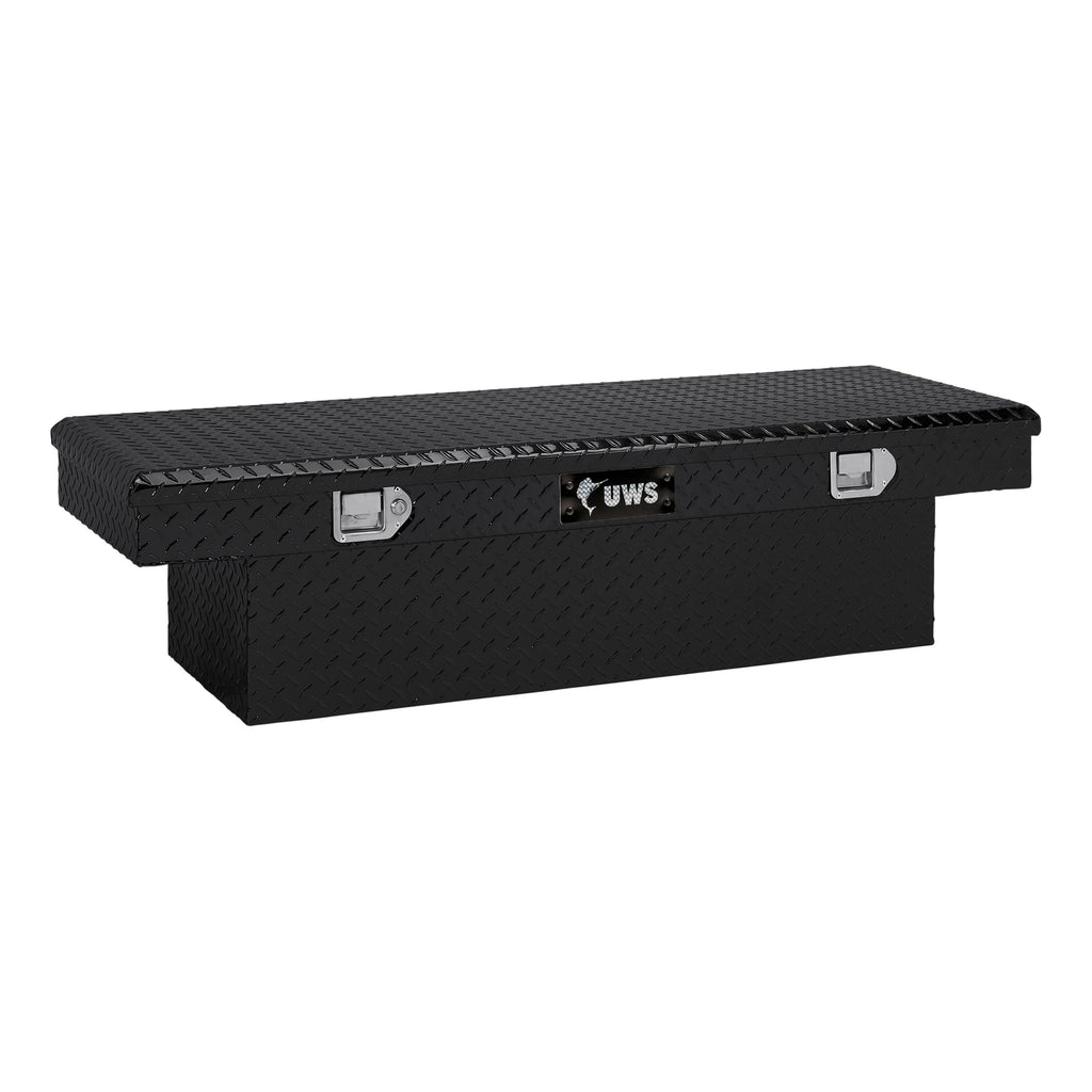 Gloss Black Aluminum 54" Crossover Truck Tool Box (Heavy Packaging)