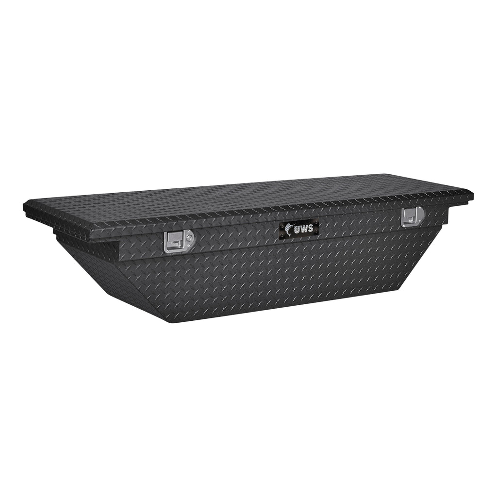 Matte Black Aluminum 63" Angled Crossover Box With Low Profile (Heavy Packaging)