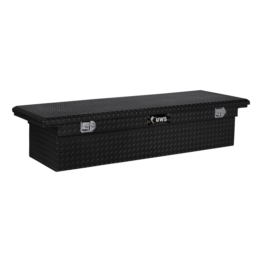 Gloss Black Aluminum 63" Truck Tool Box With Low Profile (Heavy Packaging)