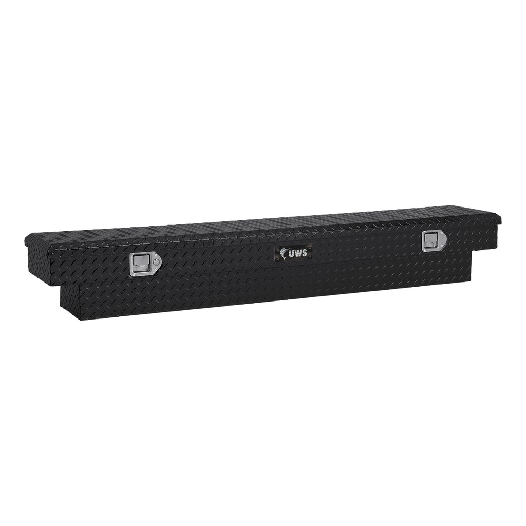Gloss Black Aluminum 63" Slim-Line Crossover Truck Tool Box (Heavy Packaging)