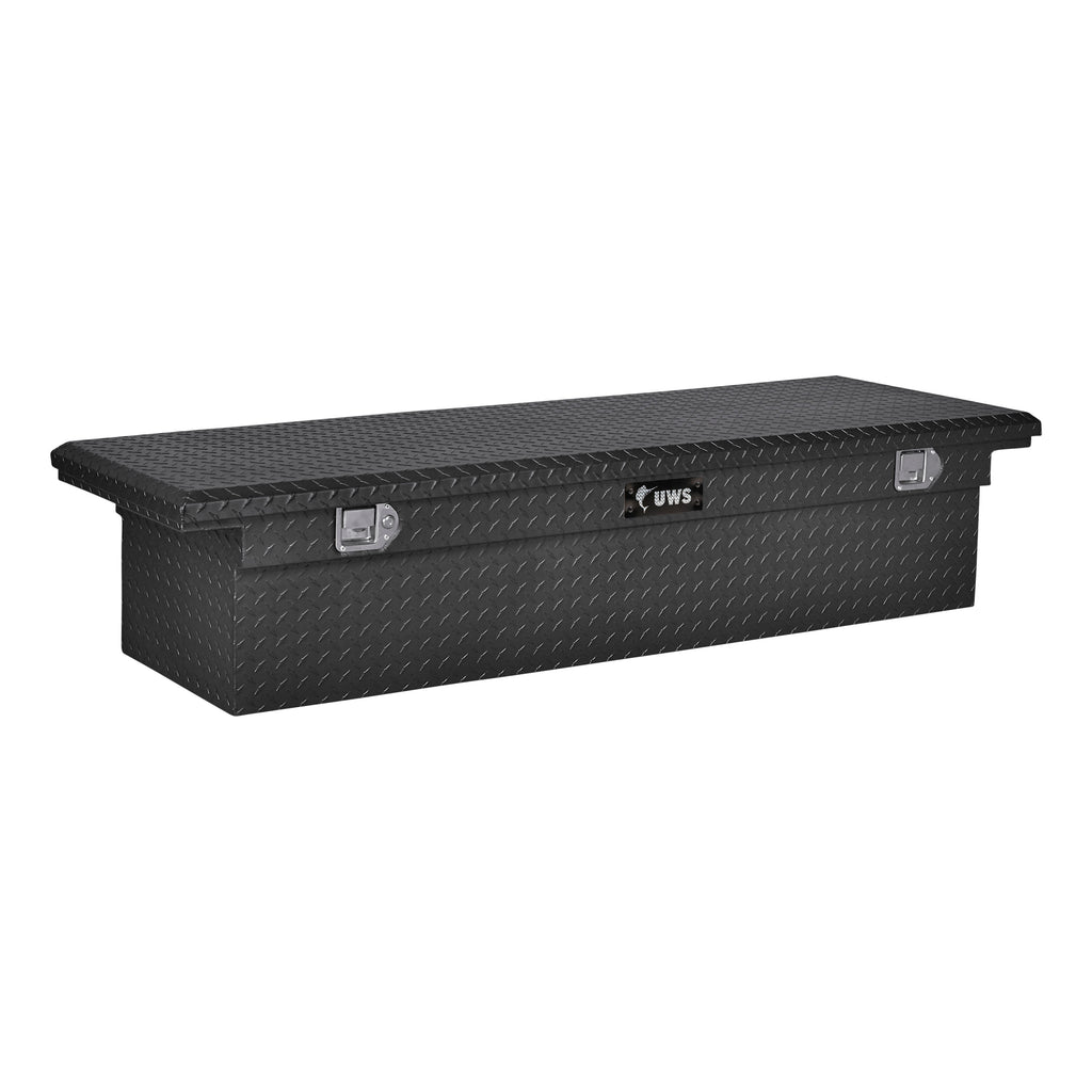 Matte Black Aluminum 69" Truck Tool Box With Low Profile (Heavy Packaging)