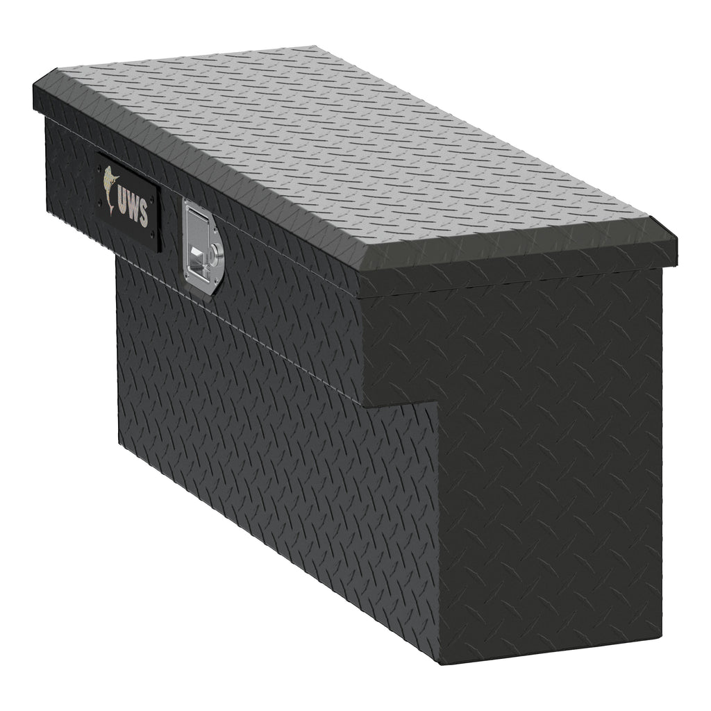 Matte Black Aluminum UTV Side Tool Box - Polaris Ranger (Heavy Packaging)