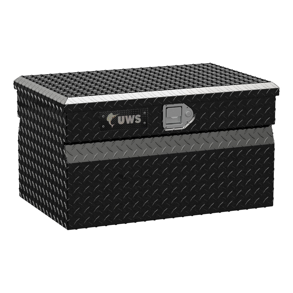 Gloss Black Aluminum 30" Utility Chest Box (Heavy Packaging)
