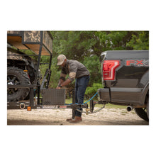 Load image into Gallery viewer, Gloss Black Aluminum 34" Trailer Tongue Box With Low Profile (Heavy Packaging)