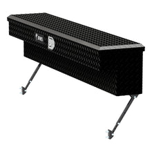 Load image into Gallery viewer, Gloss Black Aluminum 60" Truck Side Tool Box With Space-Saving Legs
