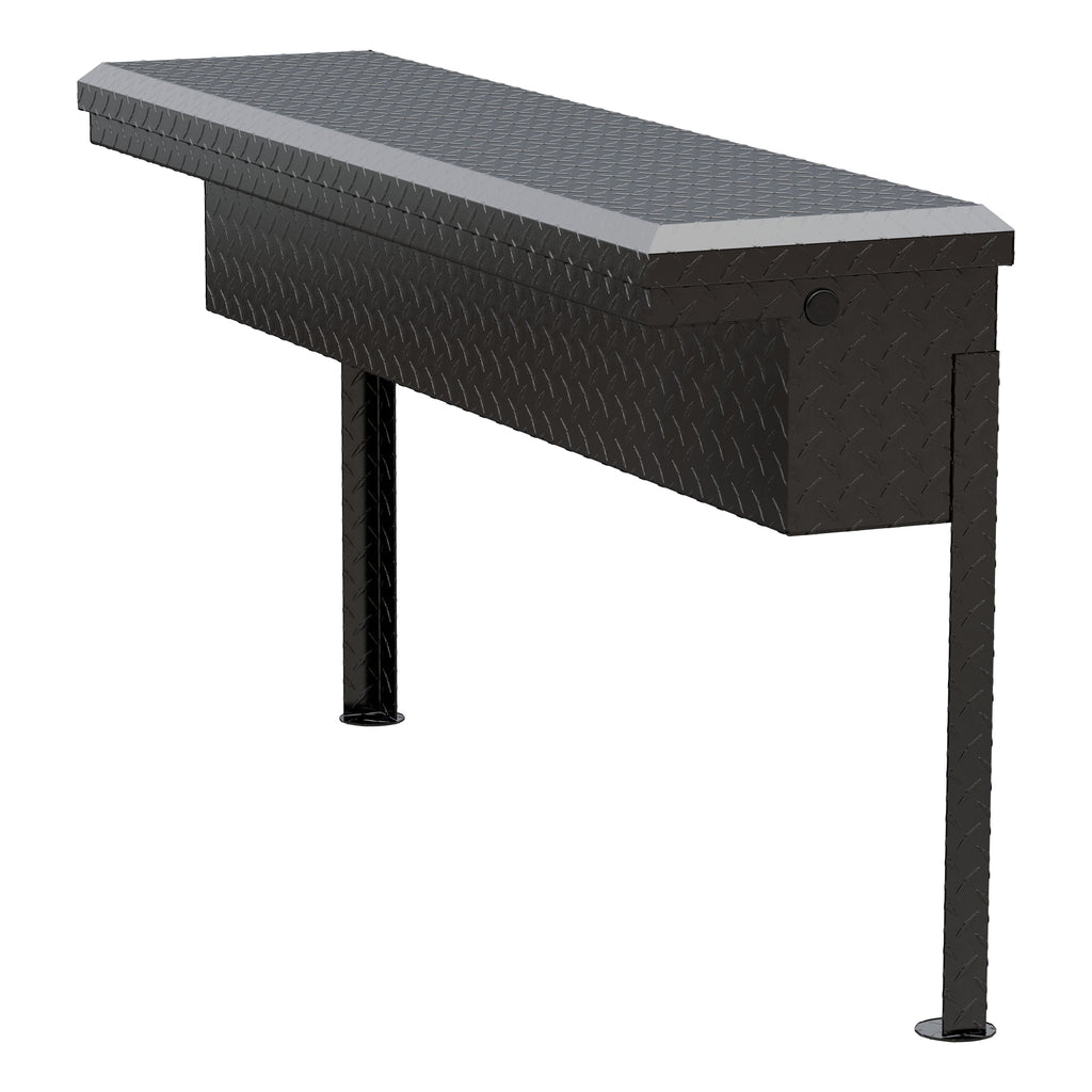 Gloss Black Aluminum 48" Truck Side Tool Box With Low Profile (Heavy Packaging)