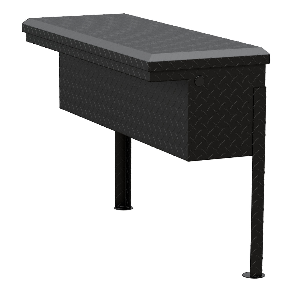 Matte Black Aluminum 36" Truck Side Tool Box With Low Profile (Heavy Packaging)