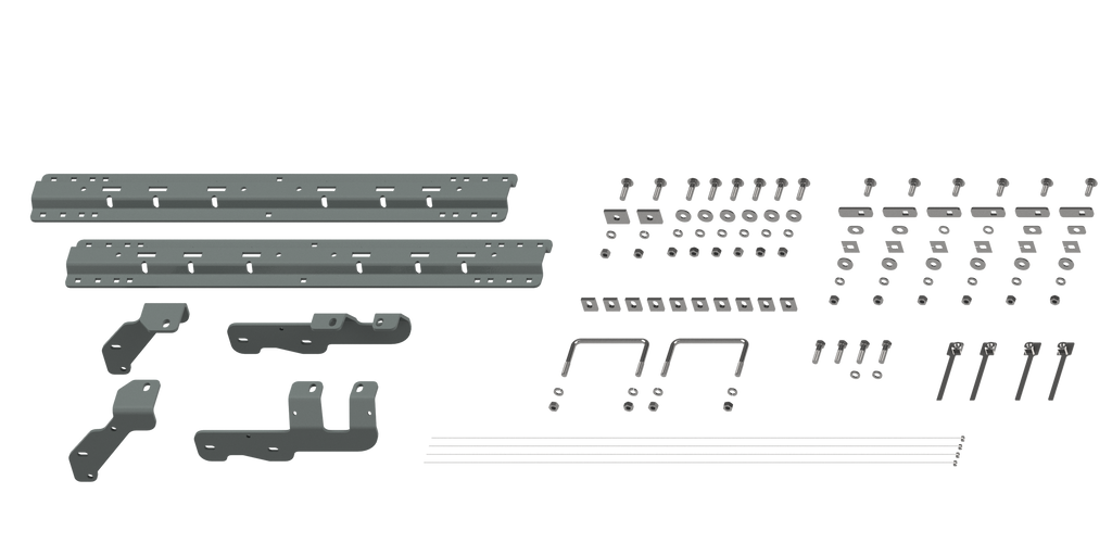 CUSTOM INSTALLATION MOUNTING BRACKET KIT FOR 5TH WHEEL HITCH