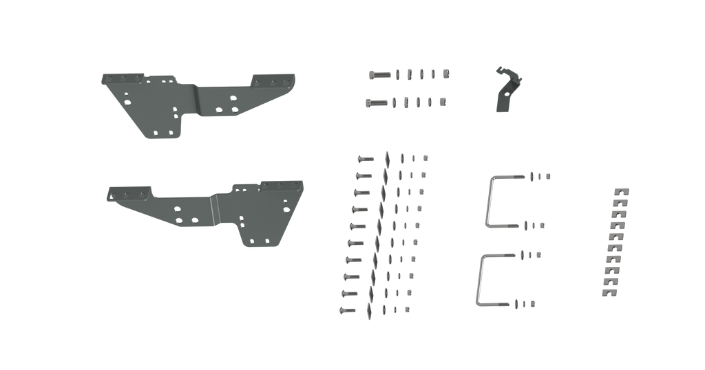 CUSTOM INSTALLATION MOUNTING BRACKET KIT FOR 5TH WHEEL HITCH