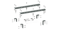 Load image into Gallery viewer, RVR3200 UNIVERSAL MOUNTING RAILS FOR 5TH WHEEL HITCHES