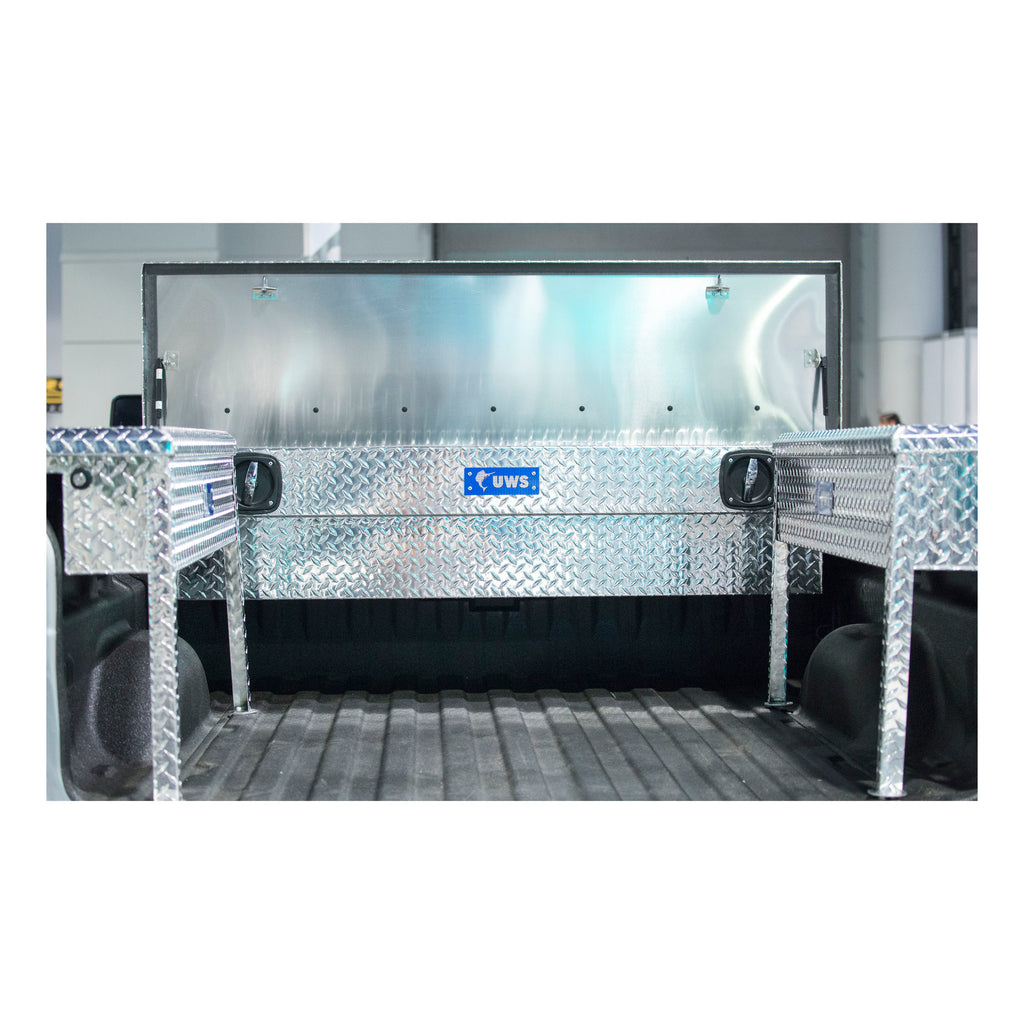 Bright Aluminum 69" Secure Lock Truck Tool Box Low Profile (LTL Shipping Only)