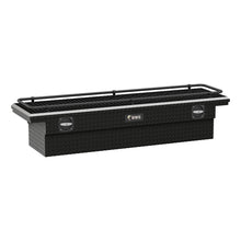 Load image into Gallery viewer, Gloss Black Aluminum 72" Secure Lock Crossover Truck Tool Box Low Profile Rail