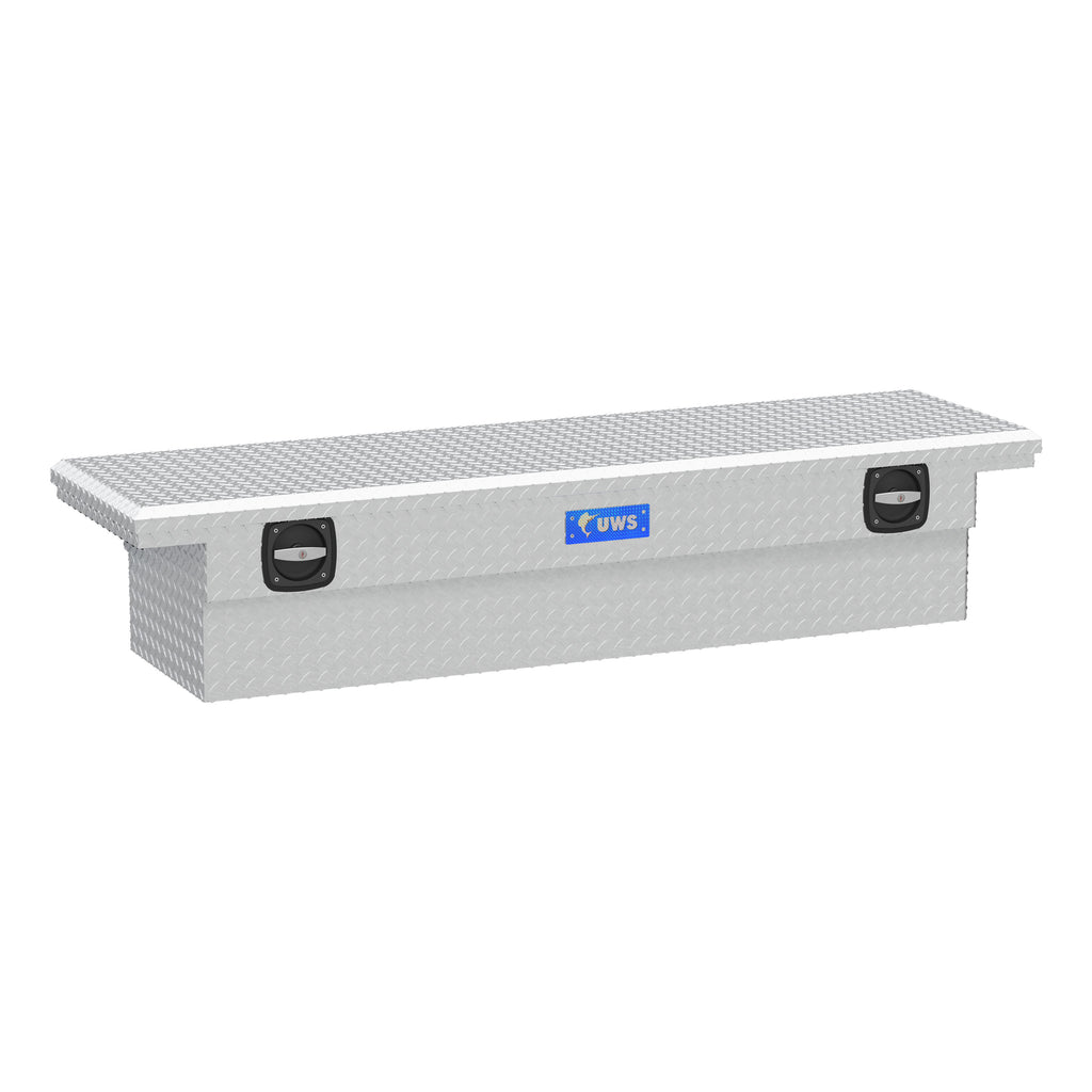 Bright Aluminum 72" Secure Lock Truck Tool Box Low Profile (LTL Shipping Only)
