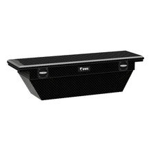 Load image into Gallery viewer, Gloss Black Aluminum 69" Deep Angled Secure Lock Truck Tool Box With Low Profile