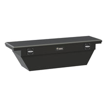 Load image into Gallery viewer, Matte Black Aluminum 69" Deep Angled Secure Lock Truck Tool Box With Low Profile