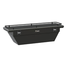 Load image into Gallery viewer, Matte Black Aluminum 69" Deep Angled Secure Lock Tool Box Low Profile Rail