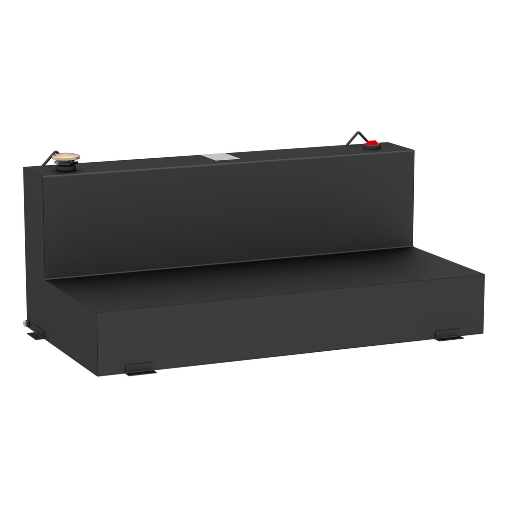 Matte Black 100-Gallon L-Shape Steel Transfer Tank