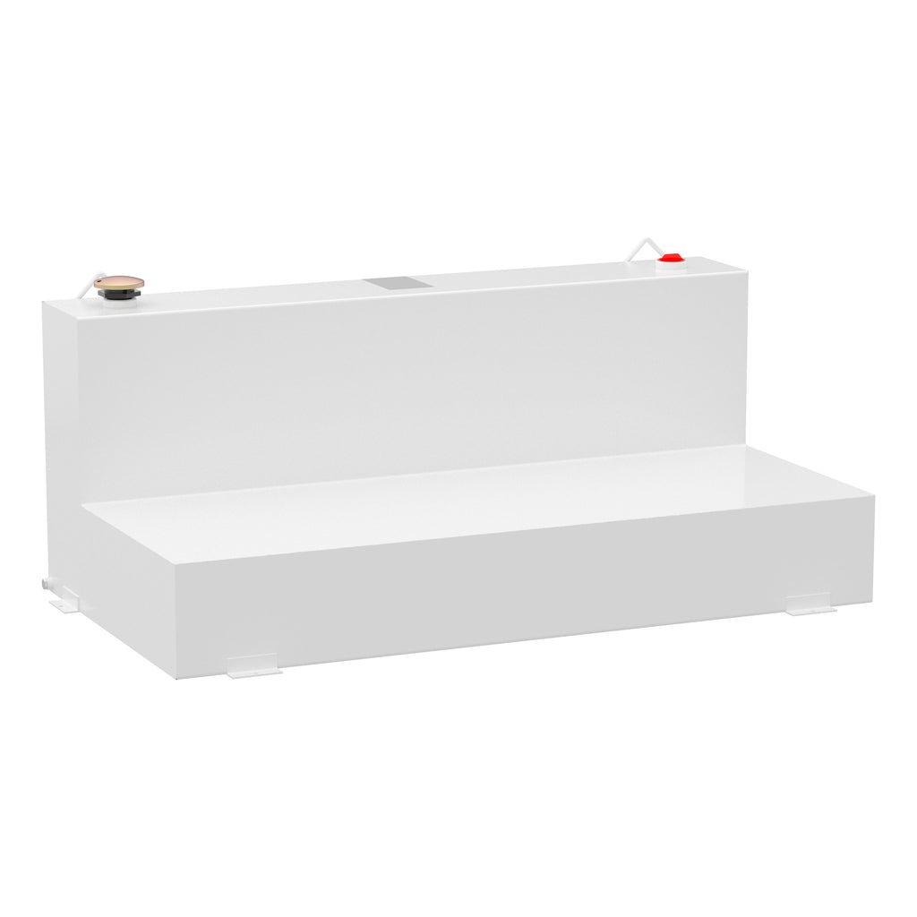 White 100-Gallon L-Shape Steel Transfer Tank