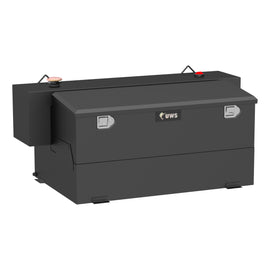 Matte Black Hammerhead-Style 100-Gallon Steel-Aluminum Combo Transfer Tank