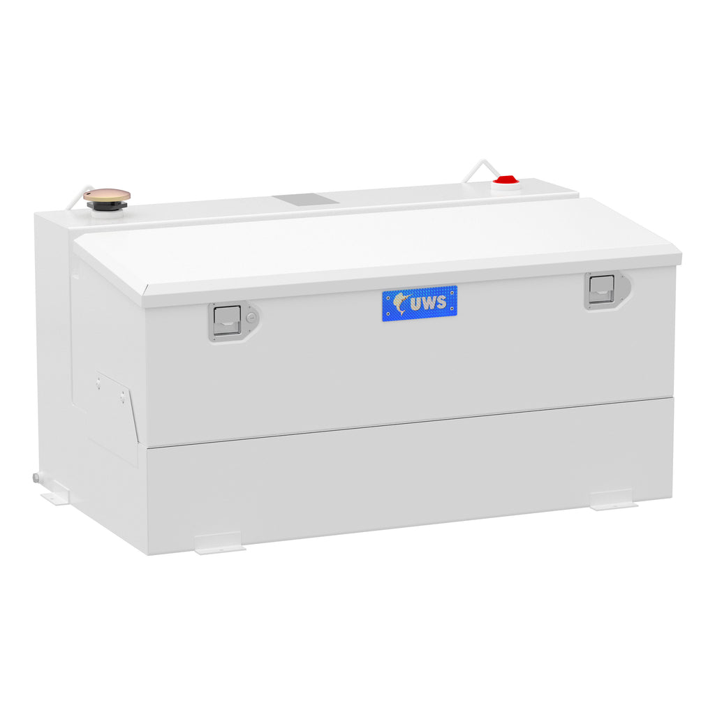 White 75-Gallon Steel-Aluminum Combo Transfer Tank
