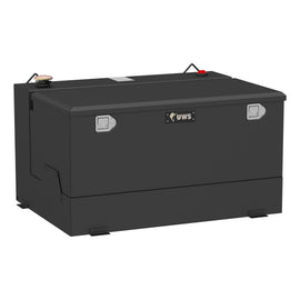 Matte Black 85-Gallon Steel-Aluminum Combo Transfer Tank