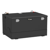 Matte Black 85-Gallon Steel-Aluminum Combo Transfer Tank