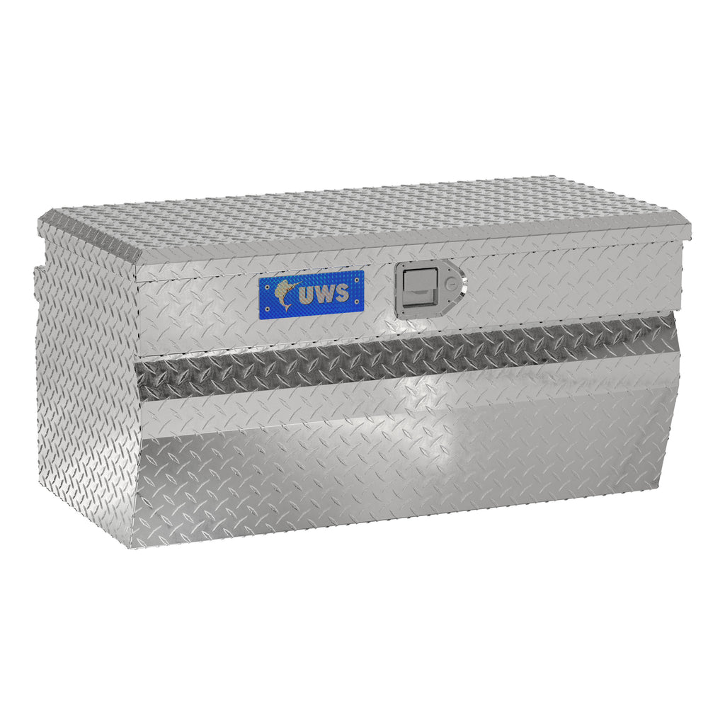 Bright Aluminum 36" Wedge Utility Chest Box (LTL Shipping Only)