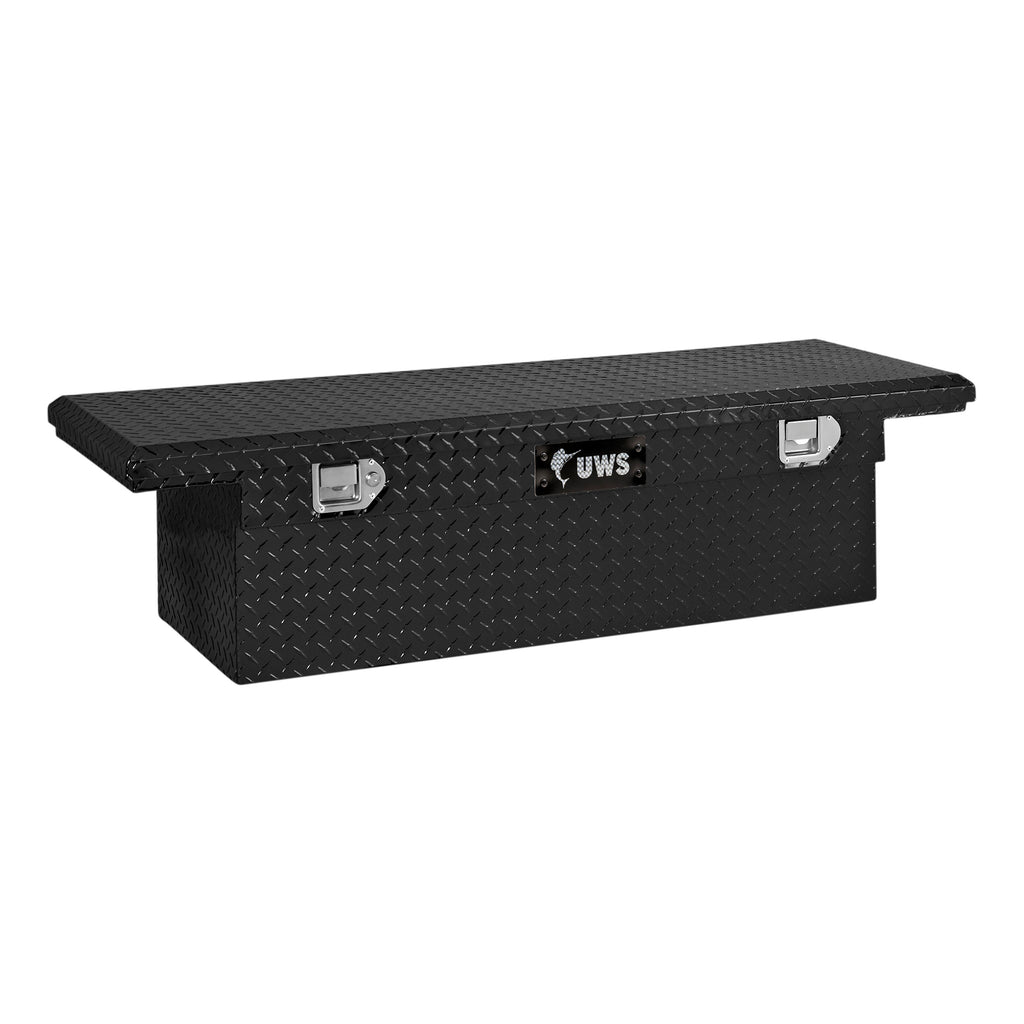 Gloss Black Aluminum 58" Truck Tool Box With Low Profile (LTL Shipping Only)