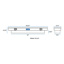 Load image into Gallery viewer, Bright Aluminum 69" Slim-Line Crossover Truck Tool Box (LTL Shipping Only)