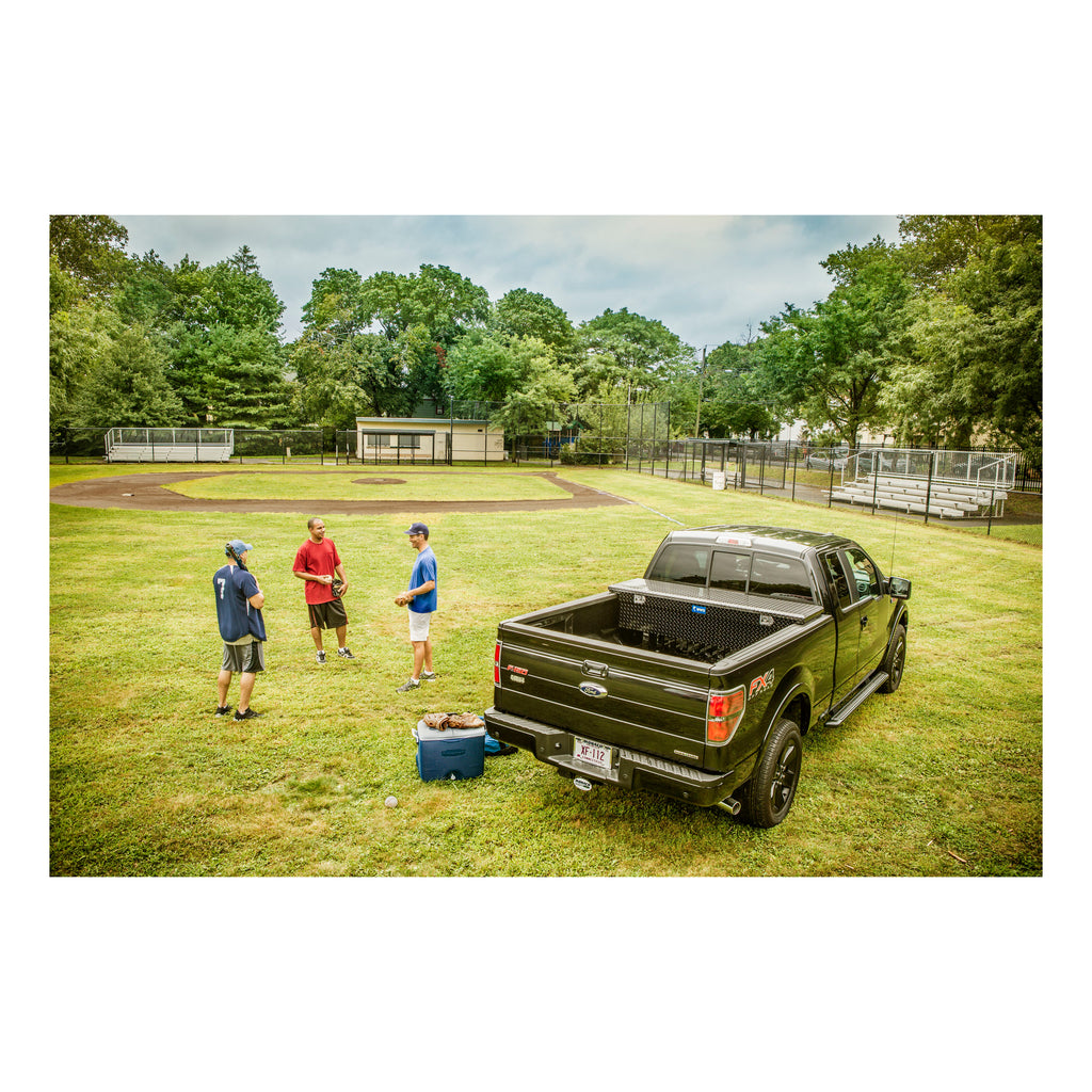 Gloss Black Aluminum 72" Truck Tool Box With Low Profile (LTL Shipping Only)