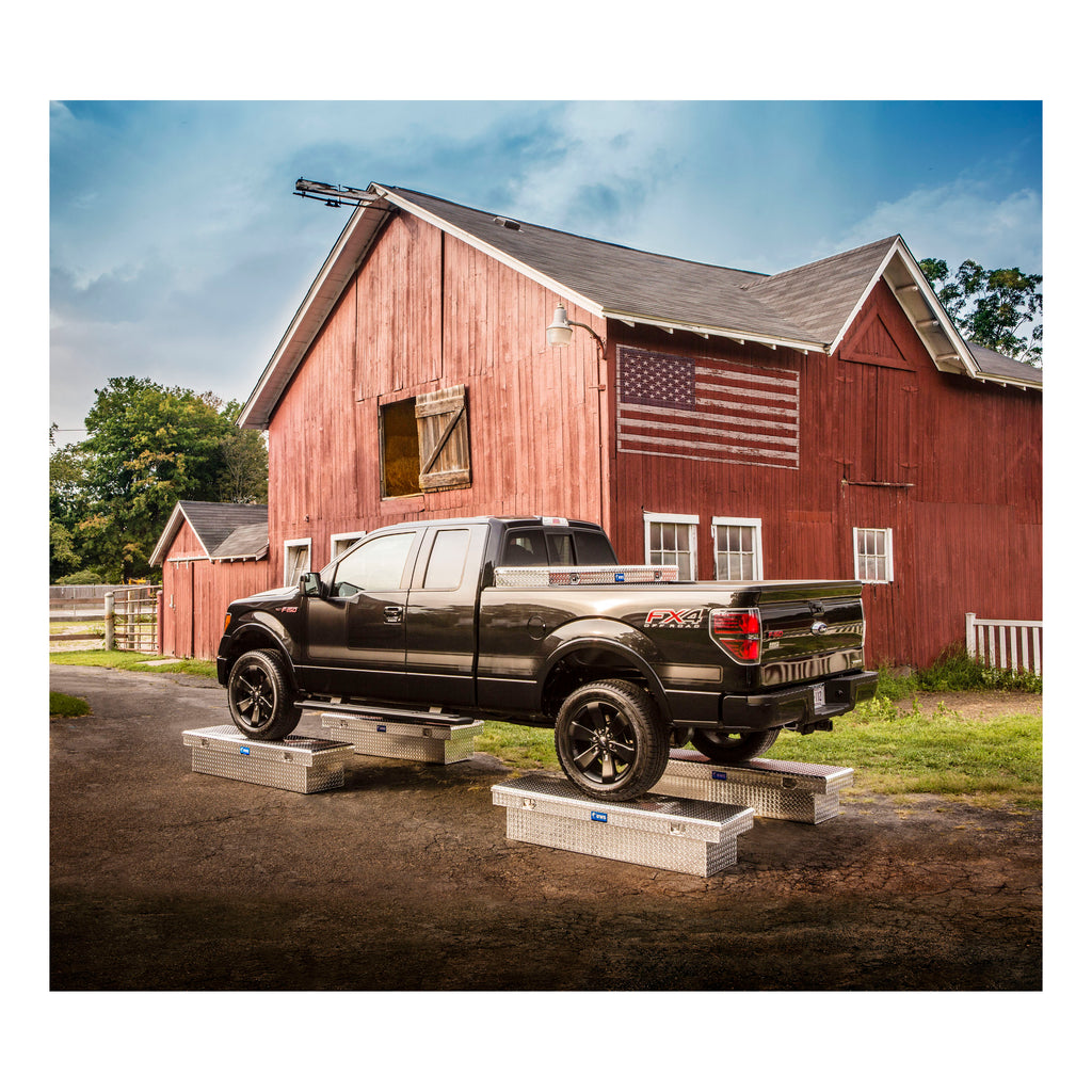 Bright Aluminum 72" Crossover Truck Tool Box (LTL Shipping Only)