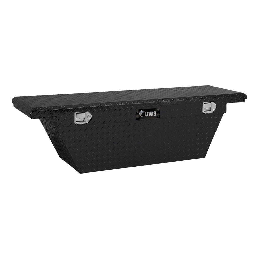 Gloss Black 60" Deep Angled Truck Tool Box Low Profile (LTL Shipping Only)