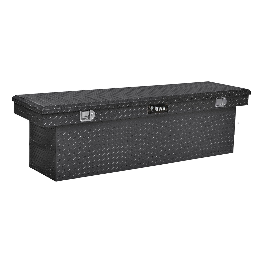 Gloss Black Aluminum 69" Deep Crossover Truck Tool Box