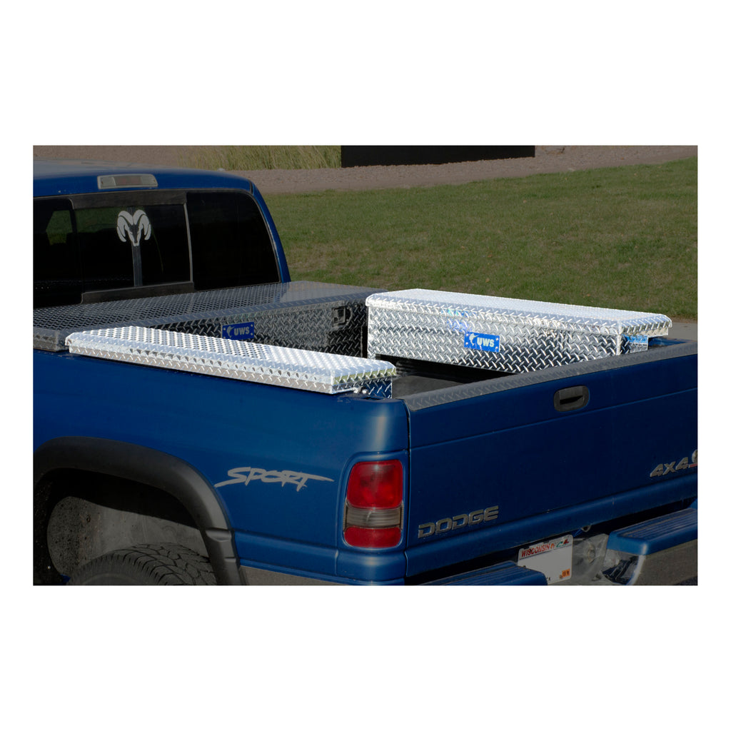 Bright Aluminum 48" Truck Side Tool Box With Low Profile (LTL Shipping Only)