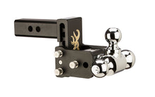 Load image into Gallery viewer, TS10033BB B&amp;W TOW AND STOW DUAL BALL 2 ADJ BALL MOUNT 3 DROP/3-1/2 RISE BROWNING