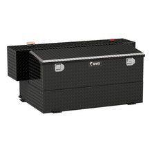 Load image into Gallery viewer, Gloss Black Hammerhead-Style 100-Gallon Aluminum Combo Transfer Tank
