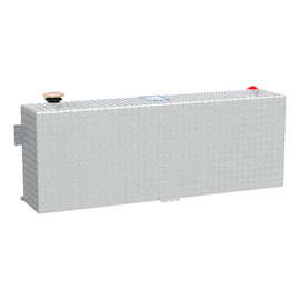 45-Gallon Rectangle Bright Aluminum Transfer Tank