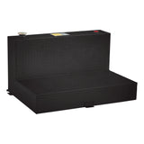 Gloss Black 50-Gallon L-Shape Aluminum Transfer Tank