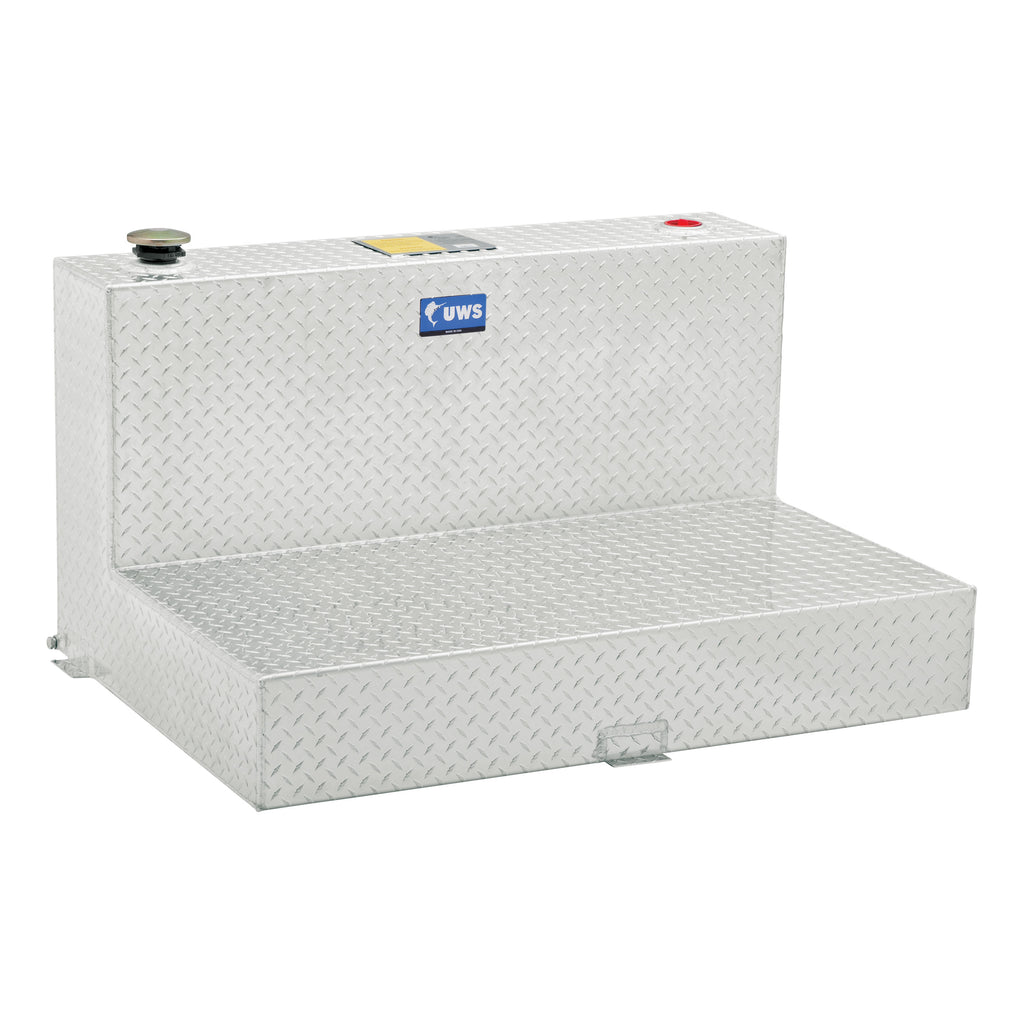 50-Gallon L-Shape Bright Aluminum Transfer Tank
