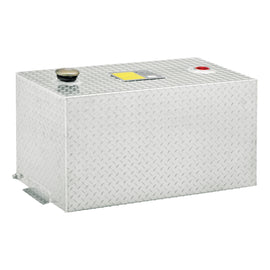 50-Gallon Rectangle Bright Aluminum Transfer Tank