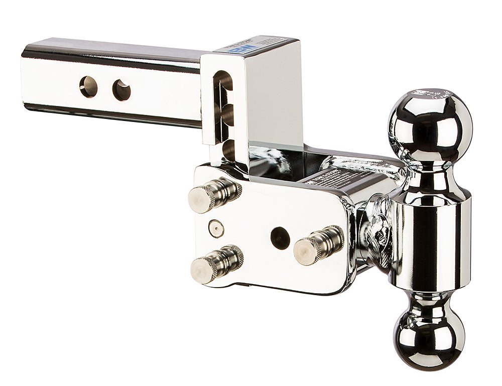 TS10033C B&W TOW AND STOW DUAL BALL 2 ADJ BALL MOUNT 3 DROP/3-1/2 RISE CHROME