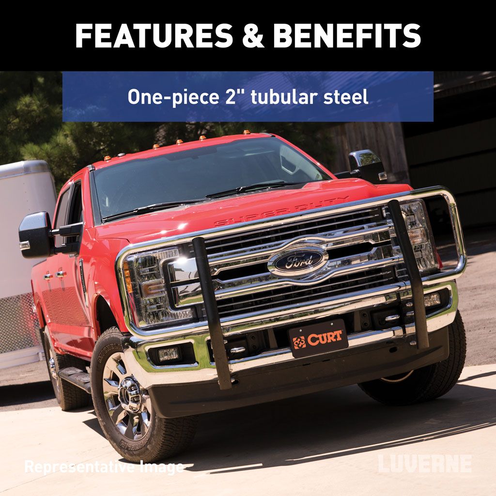 Chrome Steel 2" Tubular Grille Guard #202175-202176