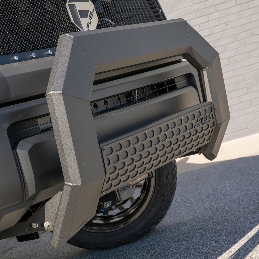 AdvantEDGE 5 1 2 Black Aluminum Bull Bar Select Silverado Sierra 15 Discount Hitch Truck Accessories