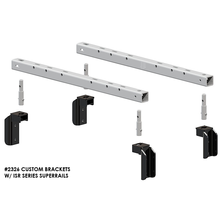 ISR Series SuperRail 18K Custom Mounting Kit for 1999-2010 GM 2500 & 3500 Trucks #PLR2326