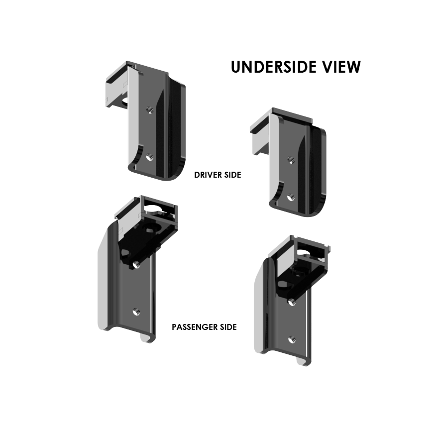 ISR Series SuperRail 18K Custom Mounting Kit for 1999-2010 GM 2500 & 3500 Trucks #PLR2326