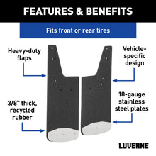 Load image into Gallery viewer, Front or Rear 12&quot; X 23&quot; Textured Rubber Mud Guards #250233