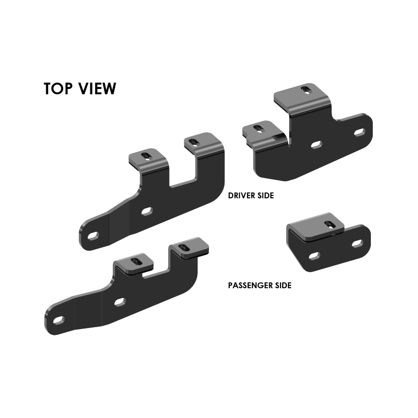 ISR Series 20K Custom Mounting Kit for 2014-2020 Ram 2500 Trucks #PLR2746