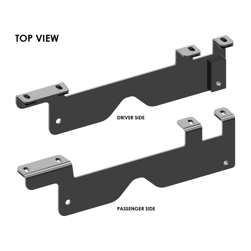ISR Series 20K Custom Mounting Kit for 2015-2020 Ford F150 Trucks w/ aluminum bed #PLR2760