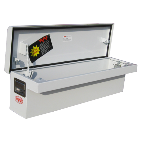 43" Low Profile Steel Side Box (White) #43SLP