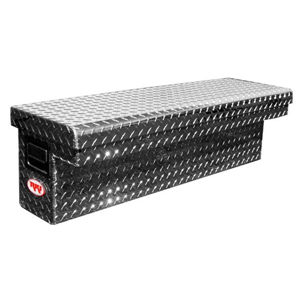 43" Low Profile Aluminum Side Box (White) #43SLPAW